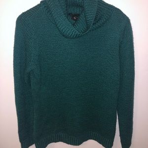teal sweater